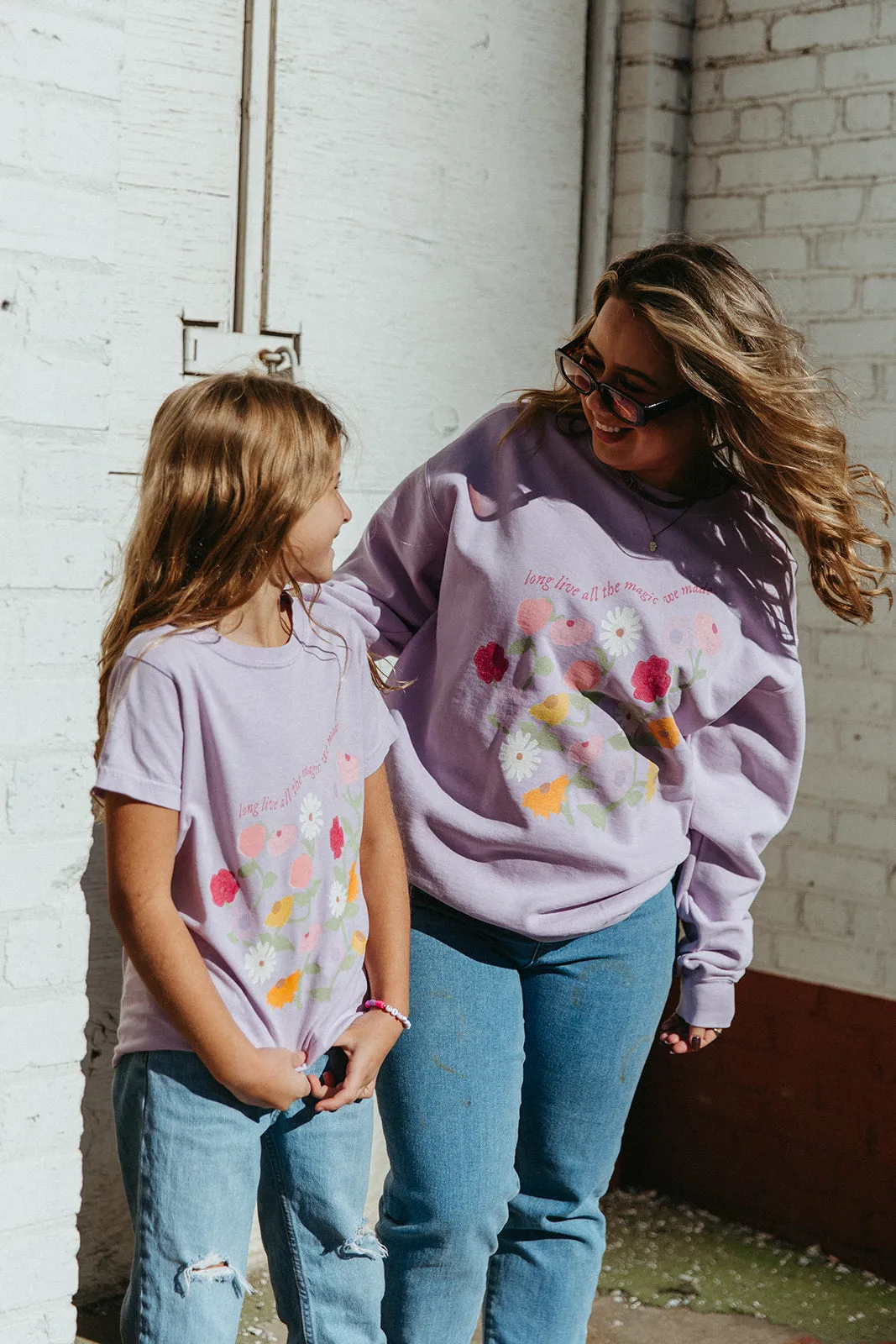 Reagan Baylee: Youth Long Live Flowers Tee