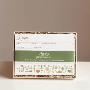 Recipe Card Box Set