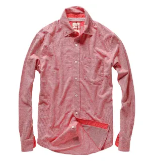 Relwen Fineline Knit Buttondown Shirt