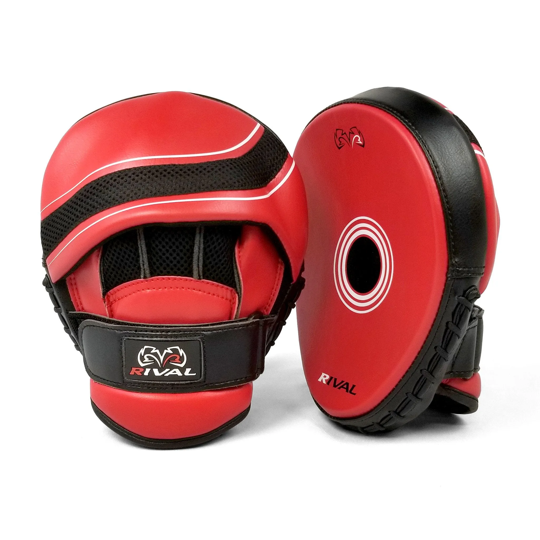 RIVAL RPM1 ULTRA PUNCH MITTS-RED/BLACK