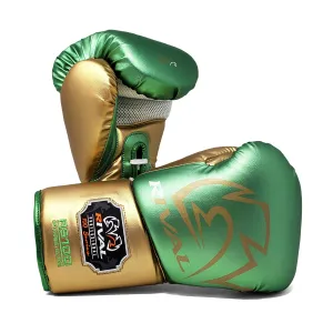 RIVAL RS100 PROFESSIONAL SPARRING LACE-GOLD/GREEN