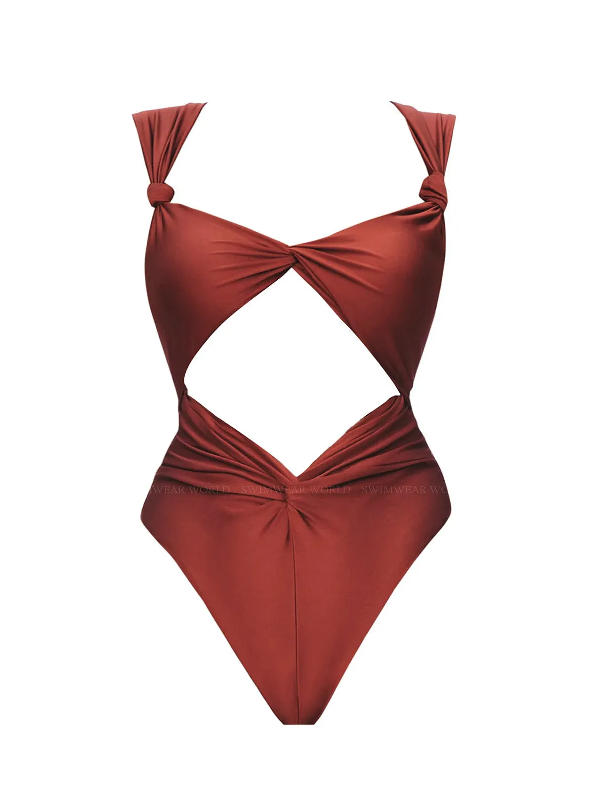 Rora Cut Out One Piece Swimsuit ::RET