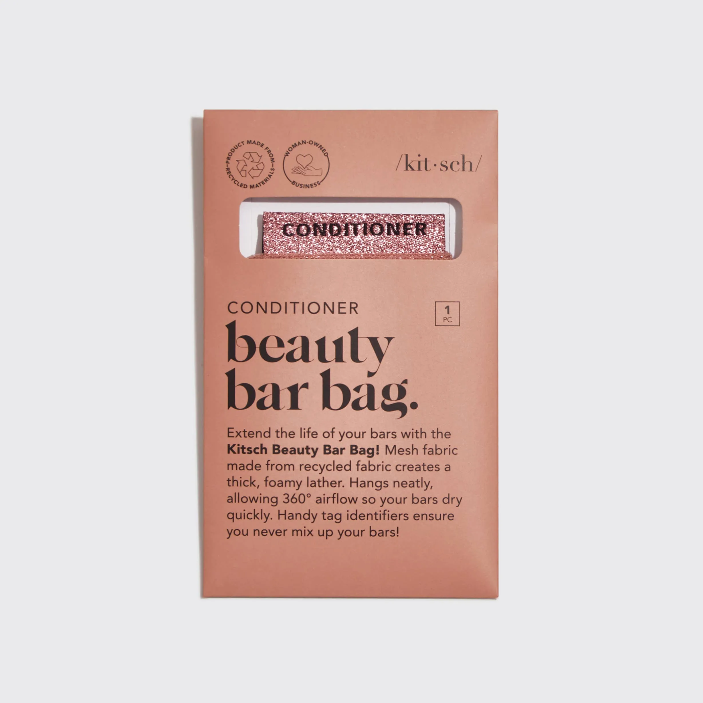 rPET Beauty Bar Conditioner Bag - Terracotta
