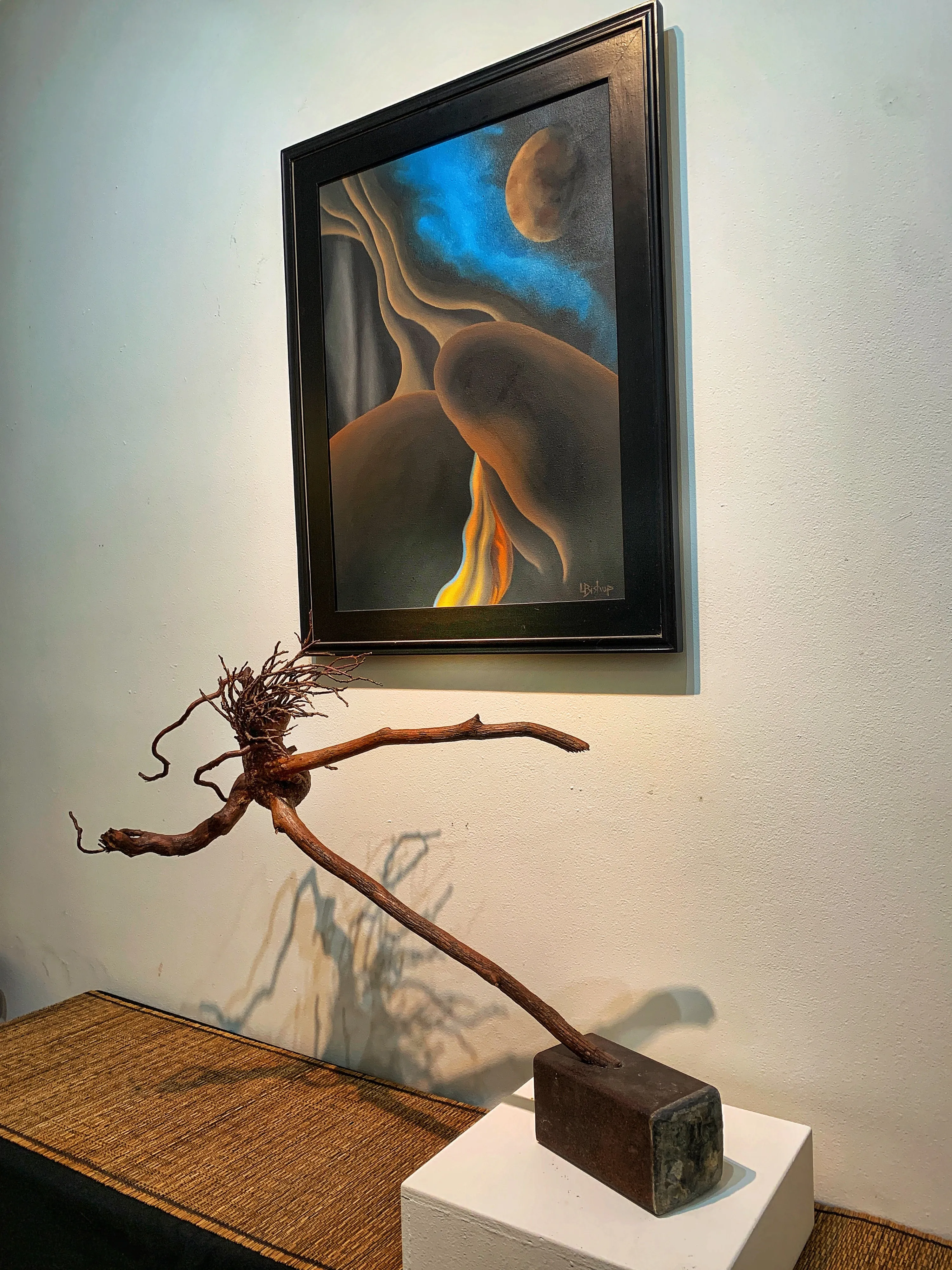 “Running in the Woods” - Abstract 3D Sculpture