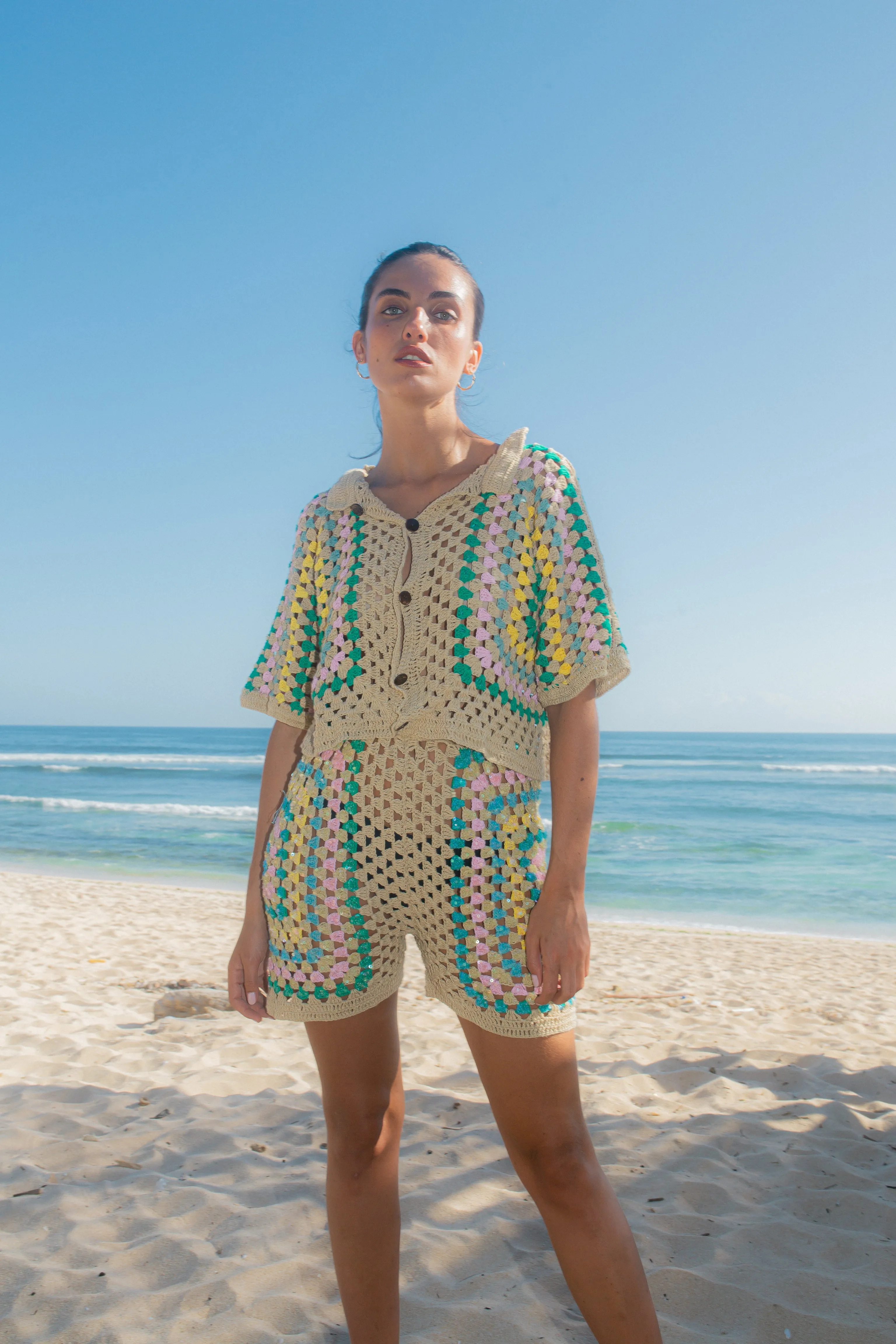 Sabrina Beach Vibe Bottom Multi-Coloured