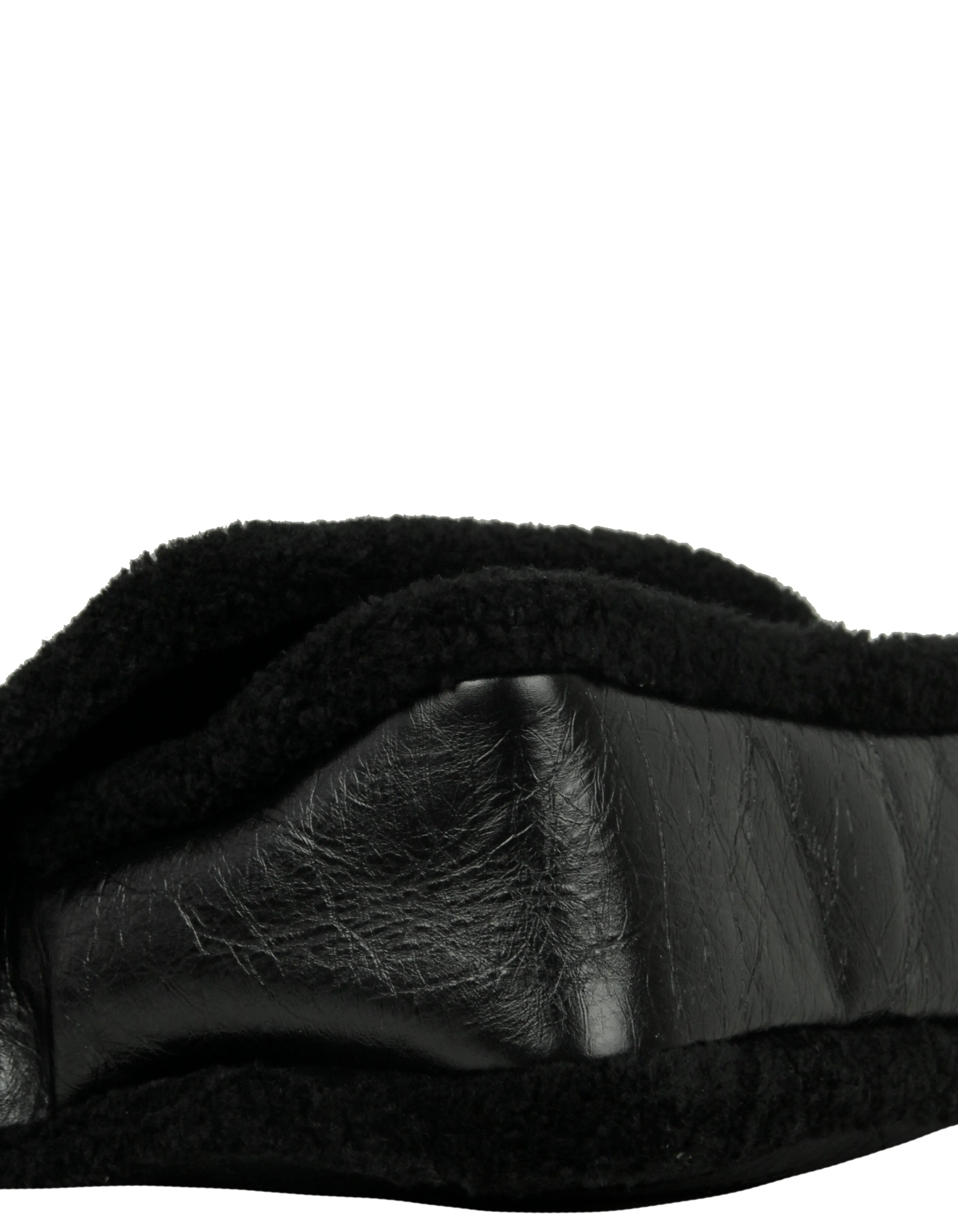 Saint Laurent Black Shearling Calfskin Medium Niki Bag
