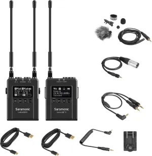 Saramonic UWMIC9SKIT1 Camera-Mount Wireless Omni Lavalier Microphone System (514 to 596 MHz)