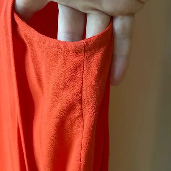 Sass &amp; Bide Mini Dress Red w Pink Sequins Color block Party Dress