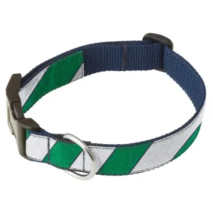 Scholastic Green/White - Dog Collar
