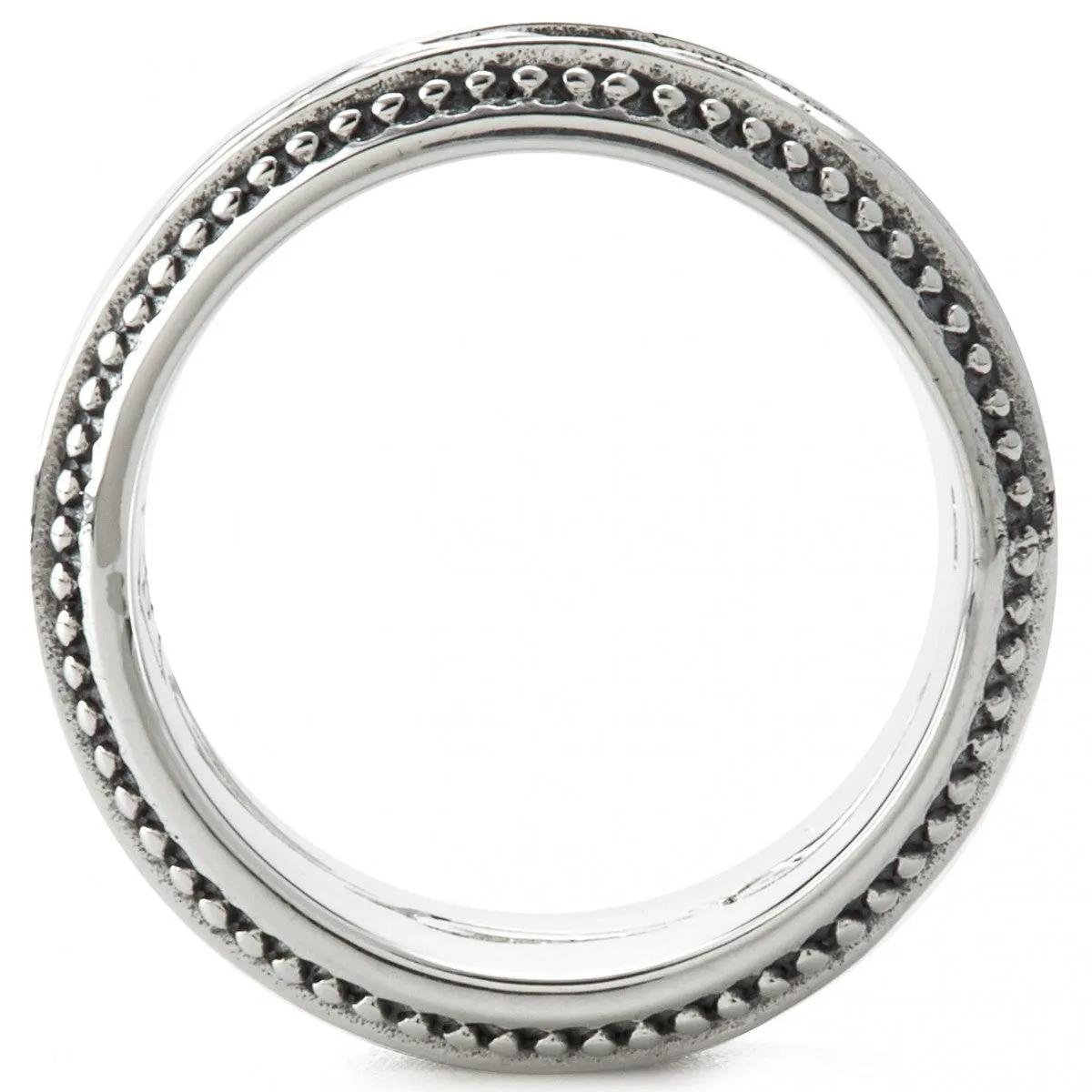 Scott Kay Unkaged Sparta Engraved Silver Knotted Ring
