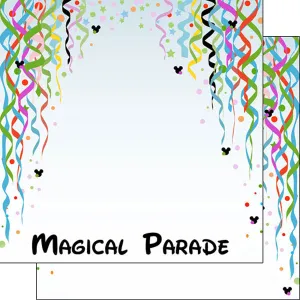 Scrapbook Customs 12x12 Paper - Magical Parade