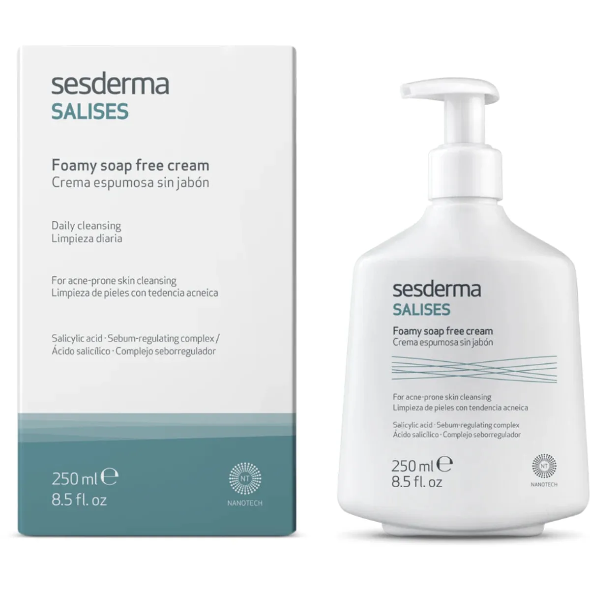 SESDERMA Salises Foamy Soap Free Cream puhdistusvaahto 250 ml