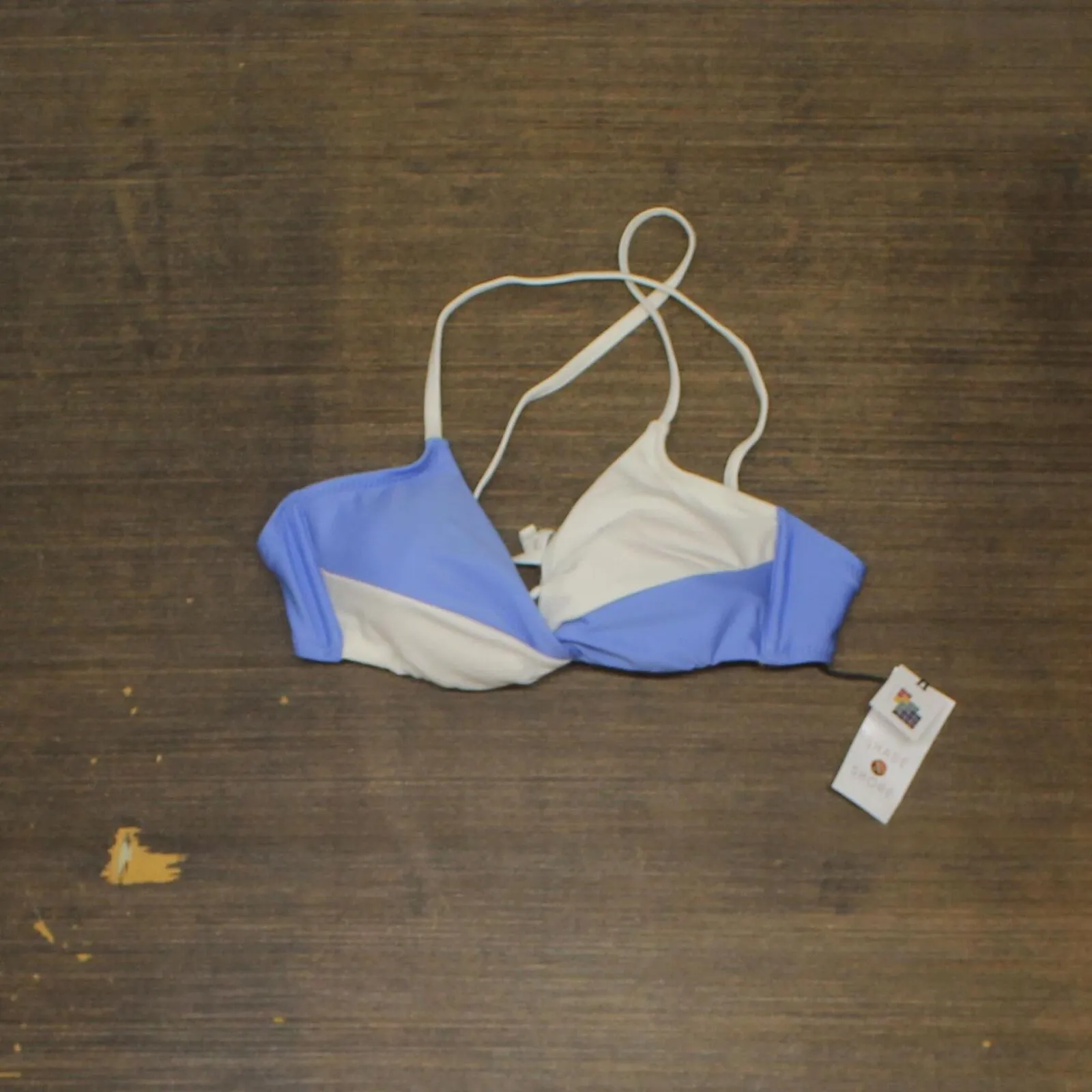 Shade & Shore Womens Twist-Front Bralette Bikini Top 83962857