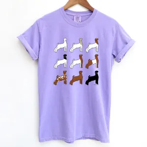 Show Goat Colors ComfortWash/ComfortColor T-Shirt (S-4XL) - Multiple Colors!