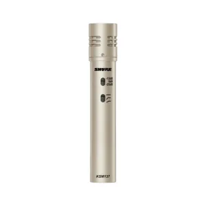 Shure KSM137SL Microphone Studio Condenser Cardioid in Champagne