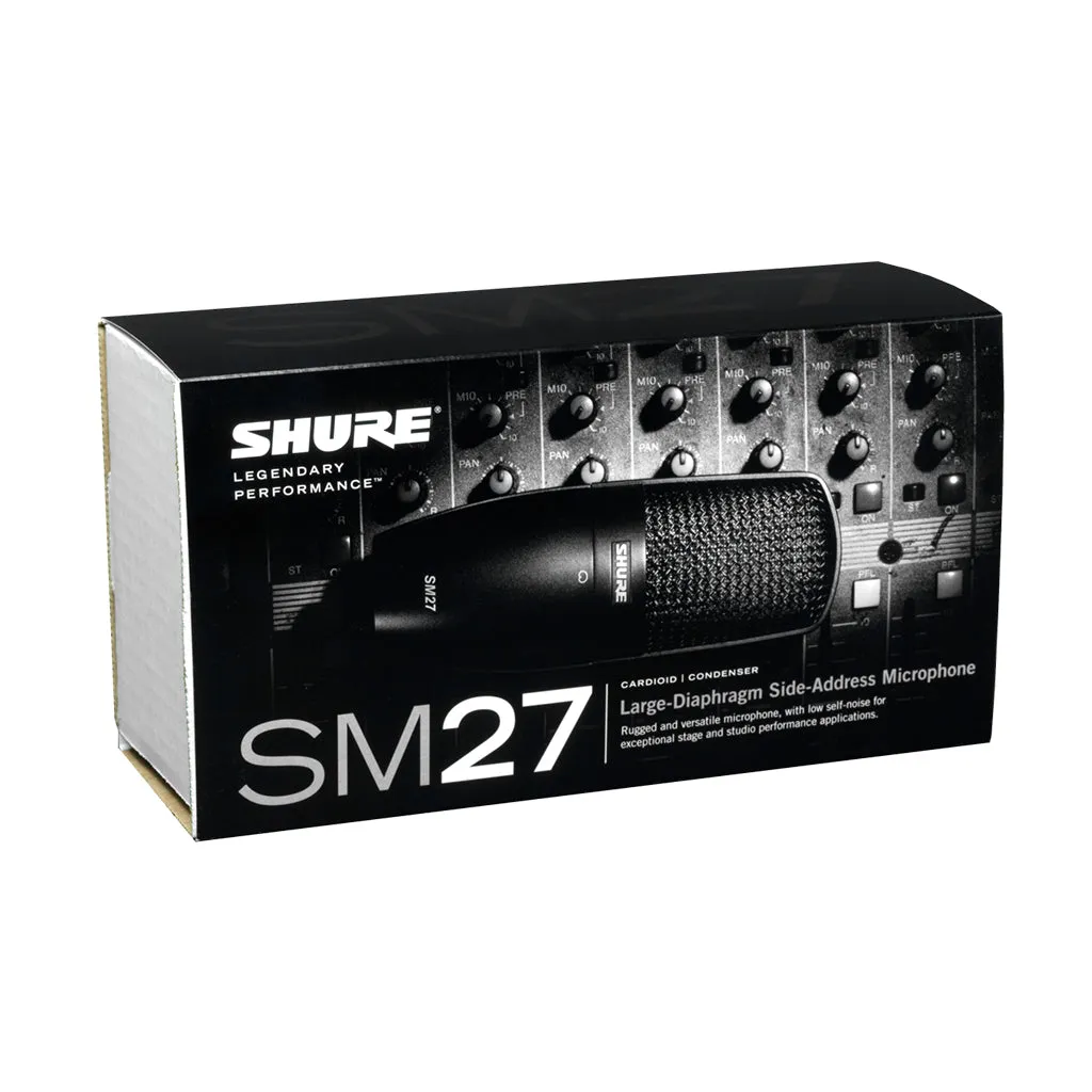 Shure SM27 - Professional Large Diaphragm Condenser Microphone