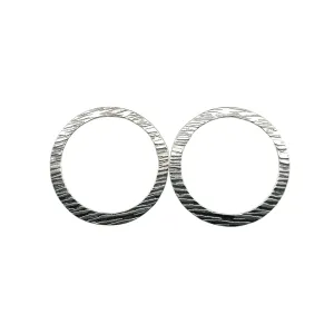 Single Textured Hoops