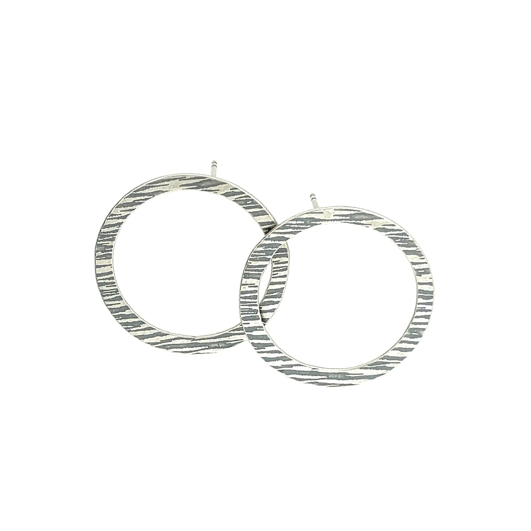Single Textured Hoops