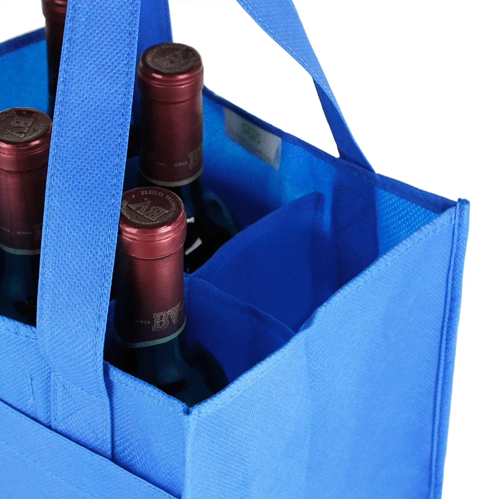 Six bottle Non-woven Wine Tote *Fully Customizable*
