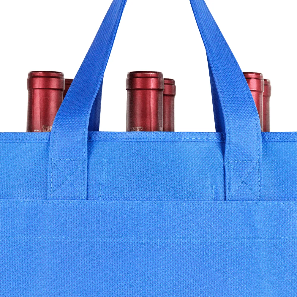 Six bottle Non-woven Wine Tote *Fully Customizable*