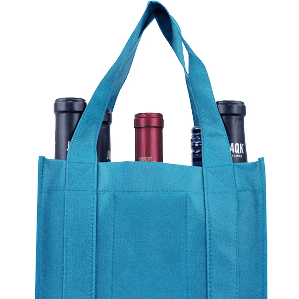 Six bottle Wine Tote, Reinforced Handles *Fully Customizable*