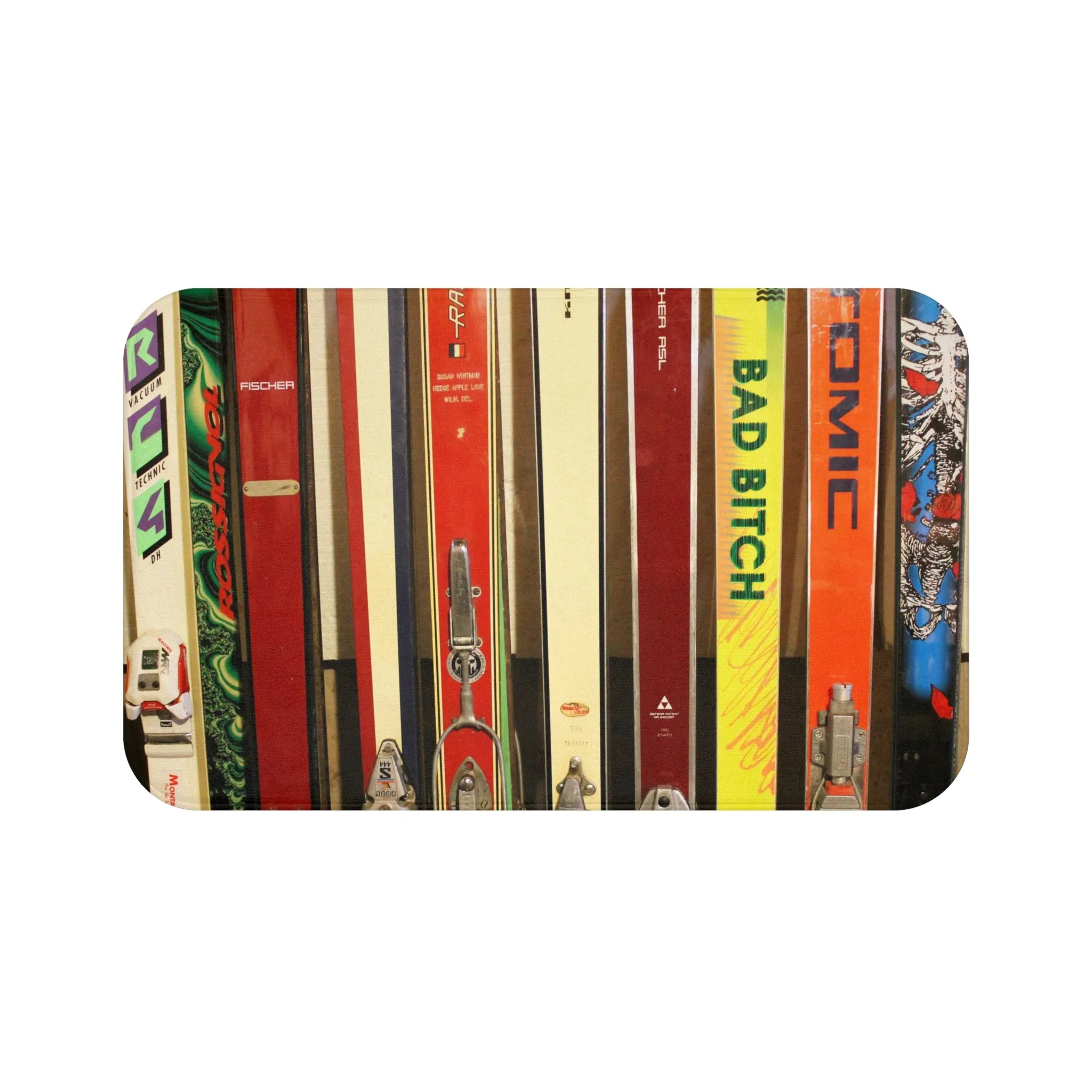 Skis and Bindings - Bath Mat