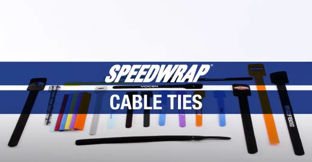 SPEEDWRAP® FIBERtie™- Hook & Loop Straight Strips (10 Pack)