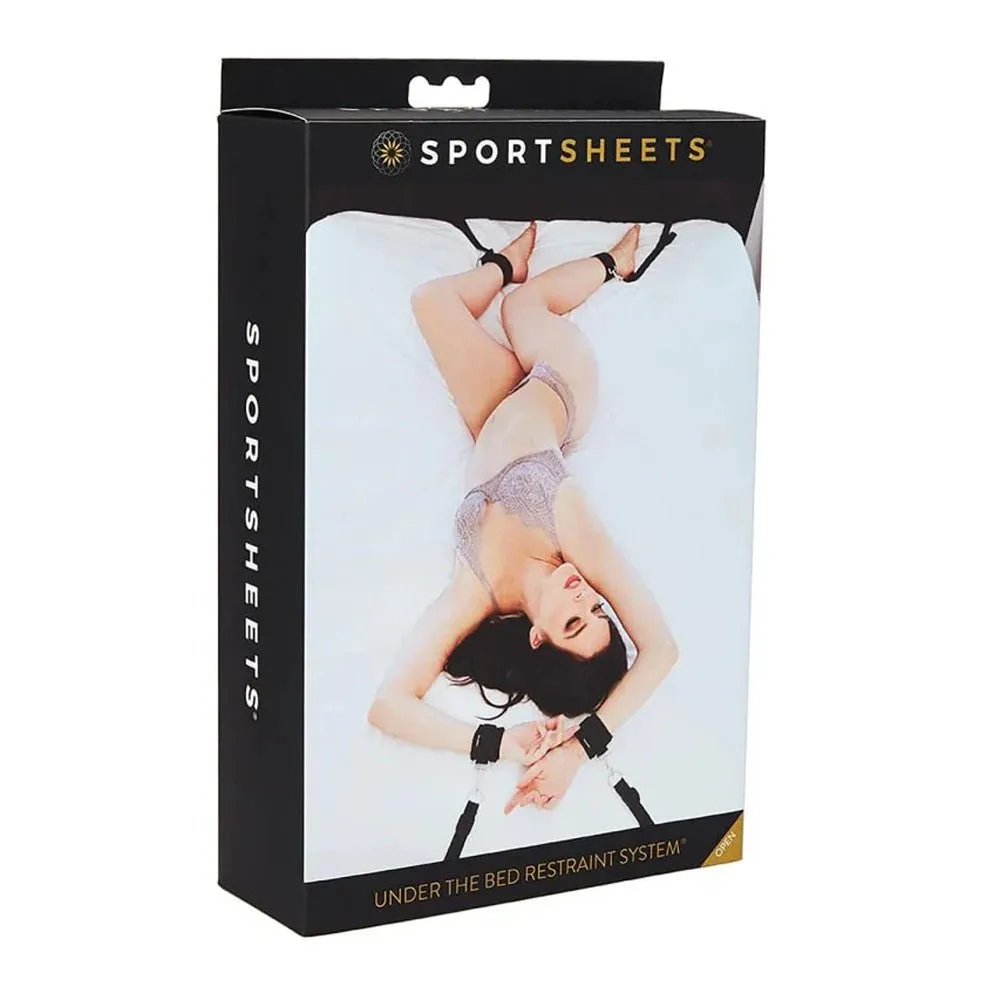 Sportsheets Under The Bed Restraints System - Black
