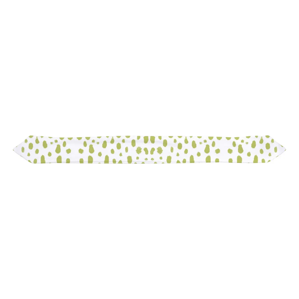 Spots on Spots (Green) Baby Headband