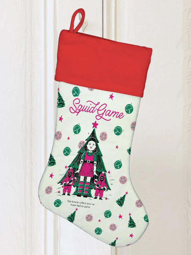 Squid Game Young-Hee Bad or Good Holiday Stocking
