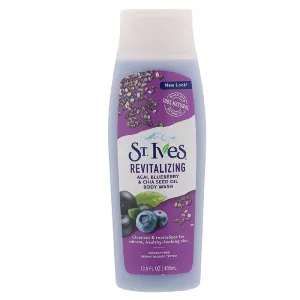 ST. IVES Revitalizing Acai , Blueberry And Chia Seeds Body Wash 400ML