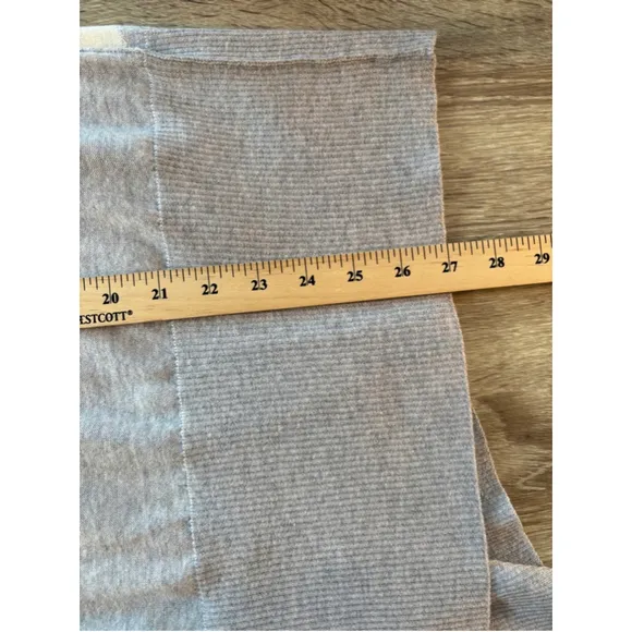 St John Cardigan Small 100% fine wool Open Front Waterfall Draped Sweater Women