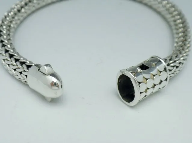 Sterling Bali Artisan Rope Bracelet