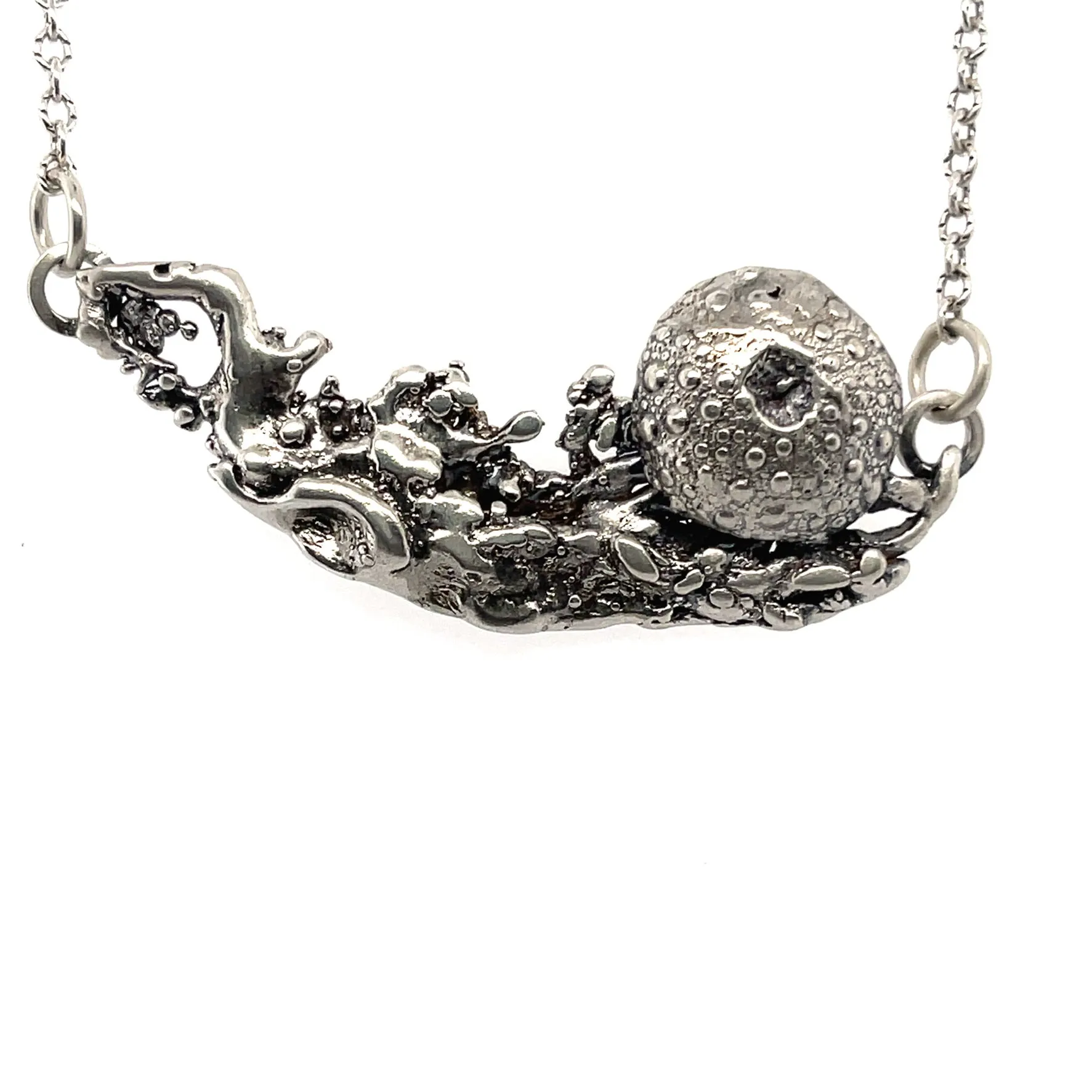 Sterling Silver Sea Urchin Necklace