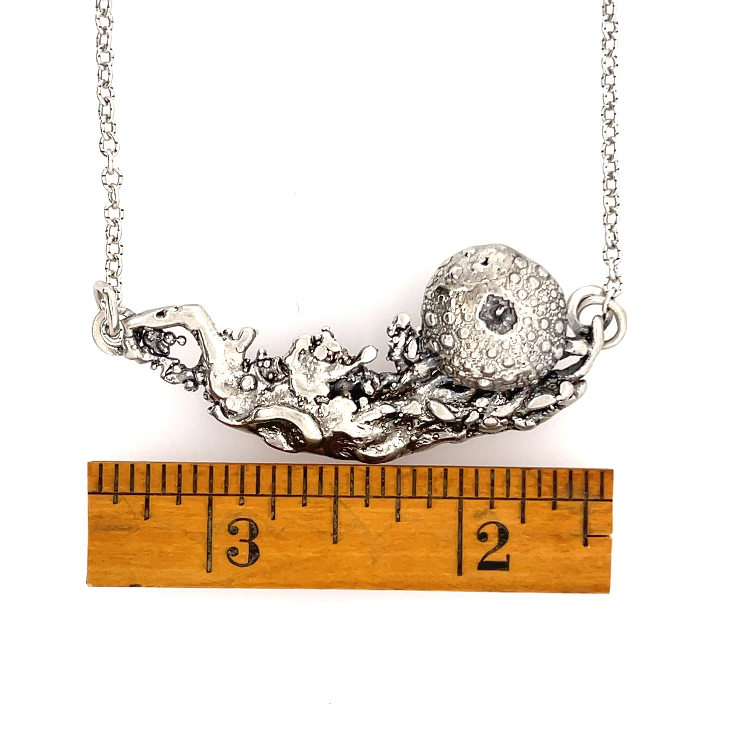 Sterling Silver Sea Urchin Necklace