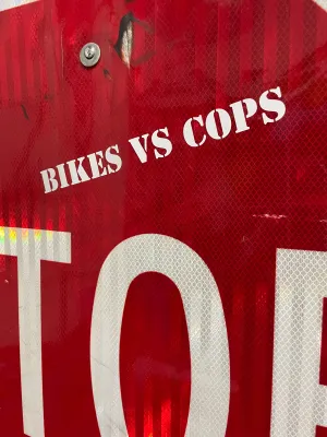 STICKER - VINYL BIKES VS COPS