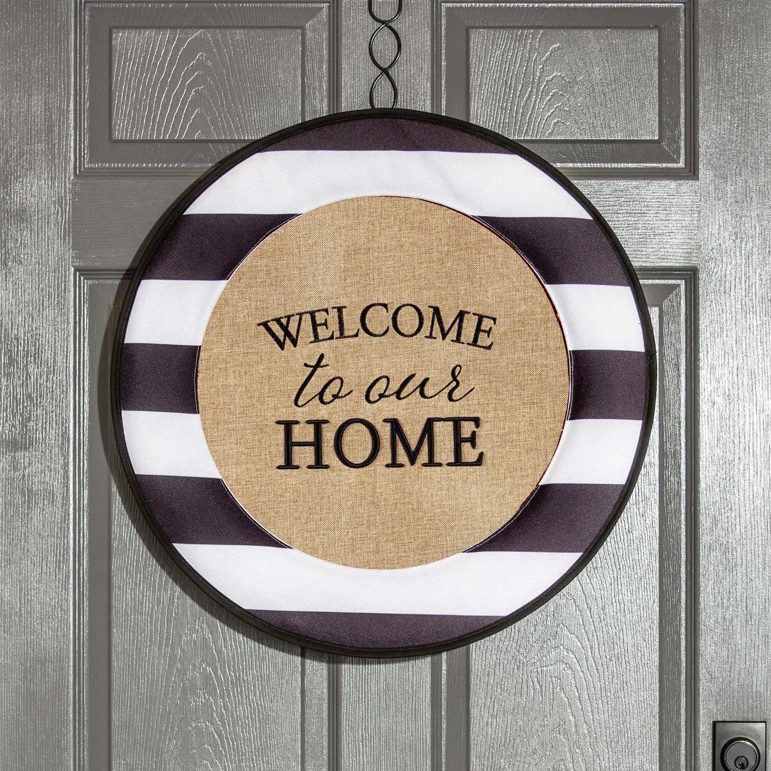 Stripe Sassafras Switchable Door Décor Frame,2idf1817