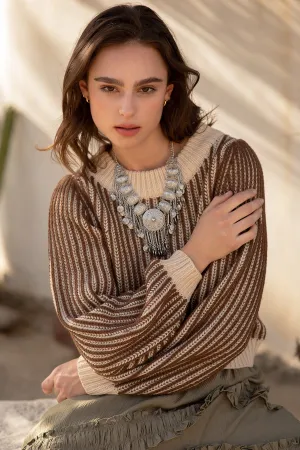 Striped Cropped Sweater