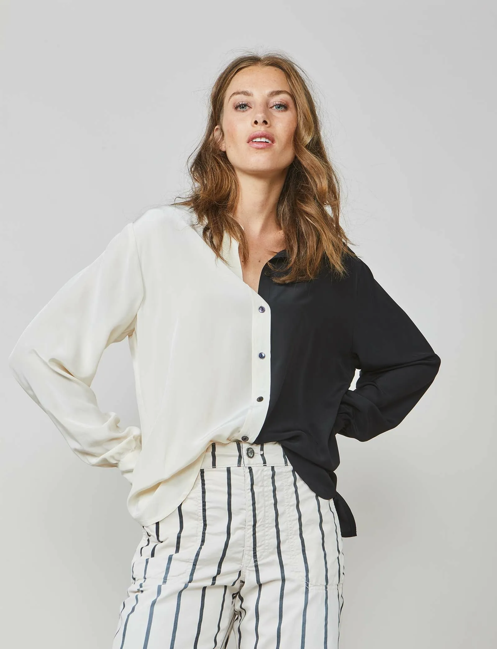 Summum Colorblock Blouse