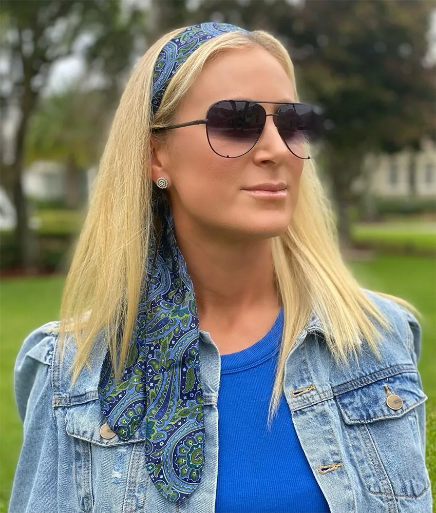 Sunset Harbor - Hair Scarf