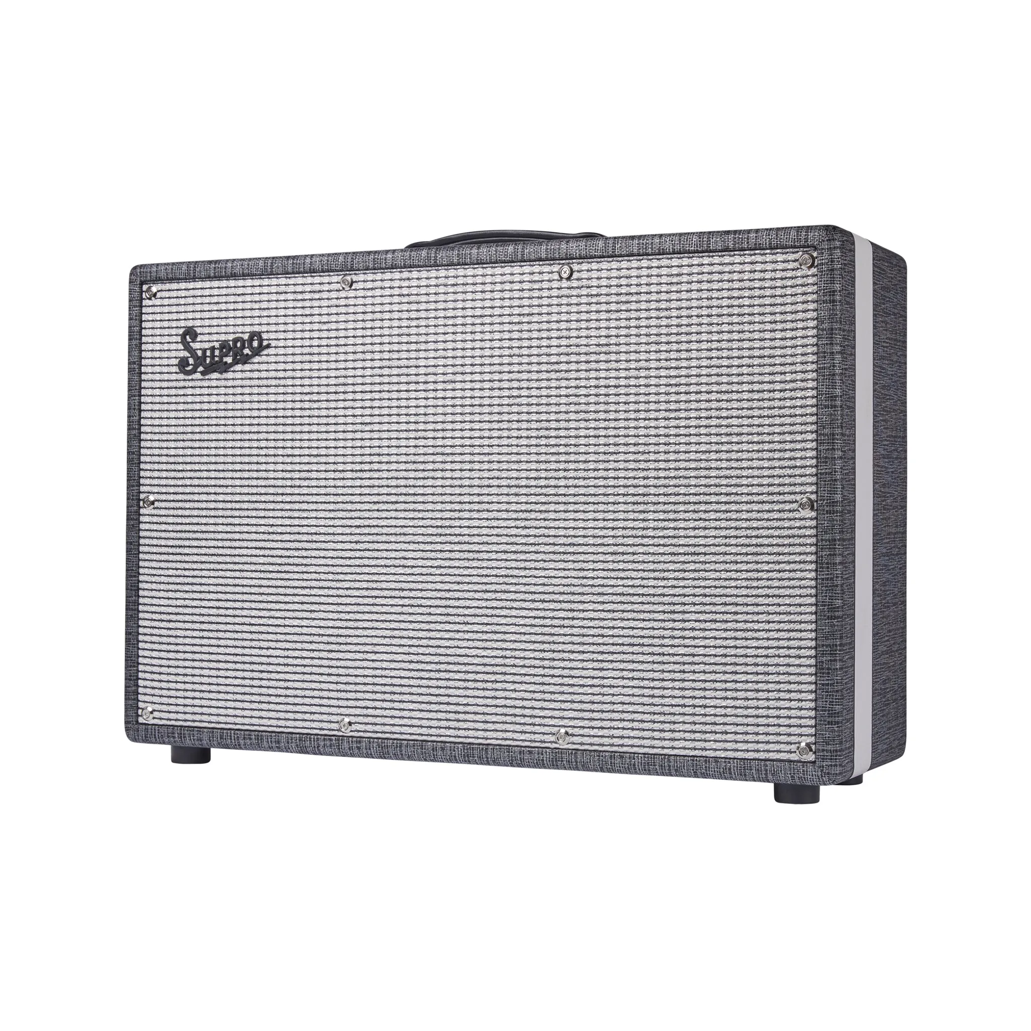 Supro 1799 Magick 2x12 inch Guitar Extension Cabinet, Black