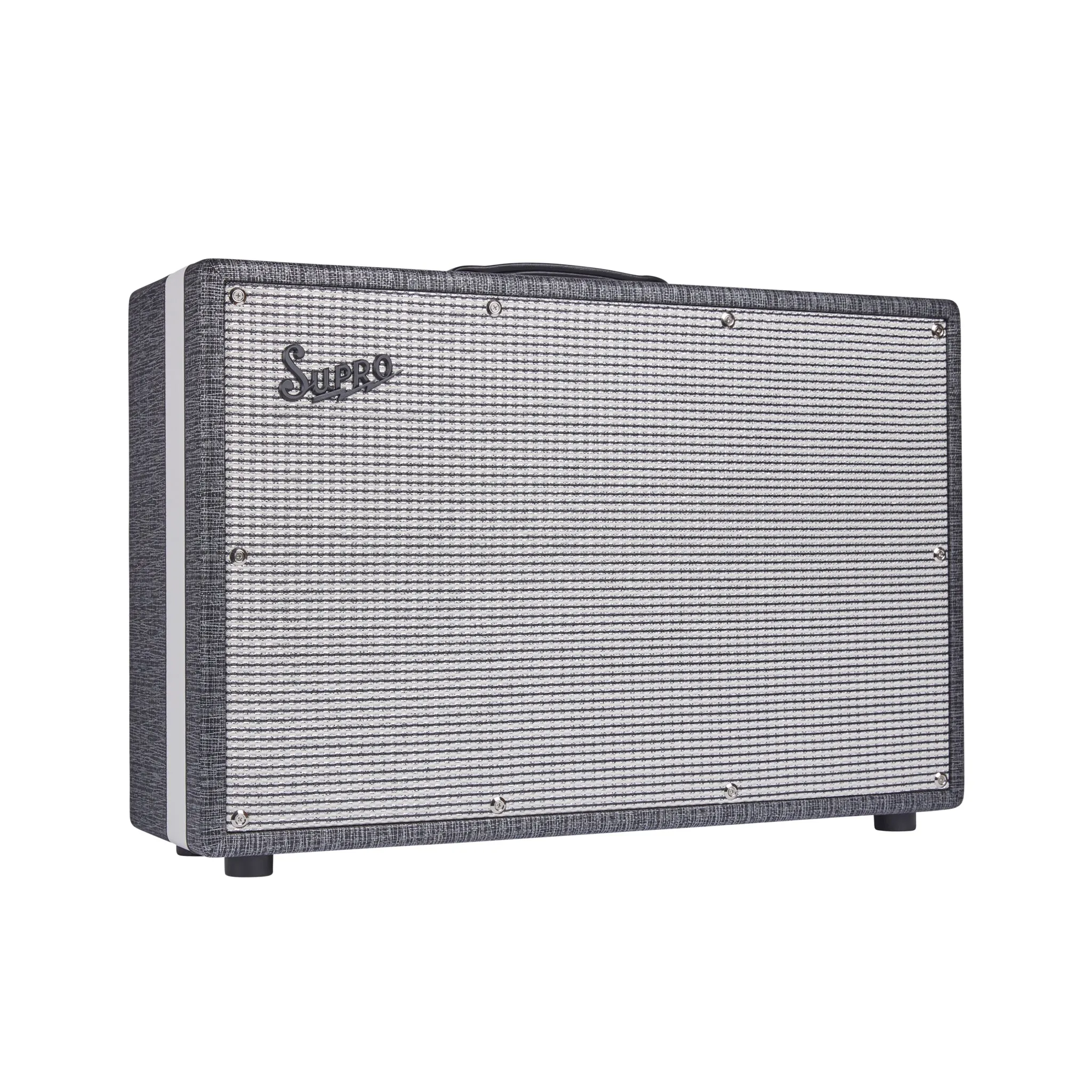Supro 1799 Magick 2x12 inch Guitar Extension Cabinet, Black