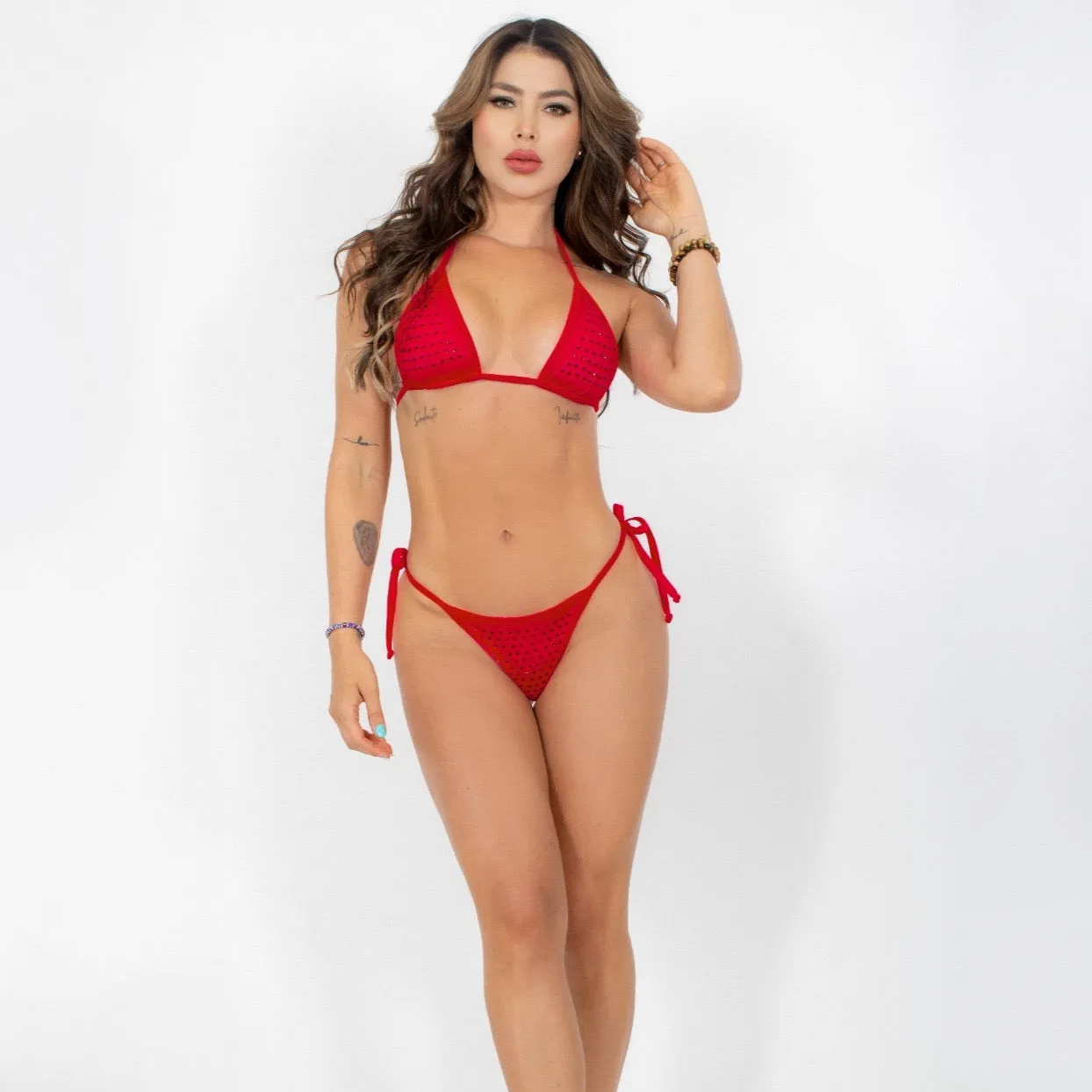 Swimwear Bottom Knotted On The Sides