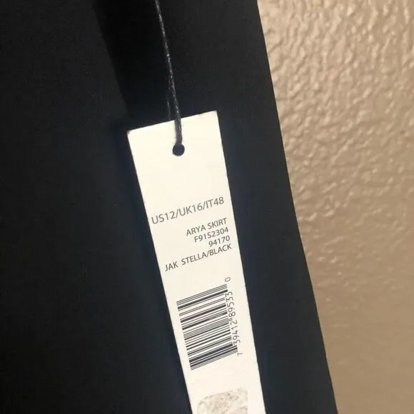 T Tahari Arya Colorblock A-line Skirt