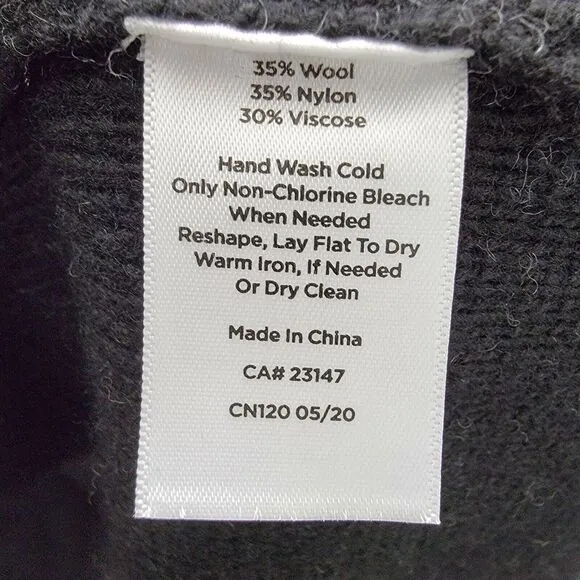 Talbots Colorblock Open Sweater Cardigan Jacket Milano Stitch Wool Blend Sz XLP