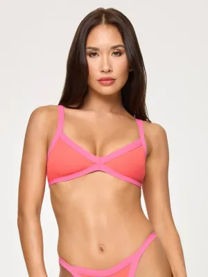 Taylor Top in Grapefruit/Bubblegum