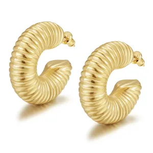 The Classic Detailed Holiday Hoops