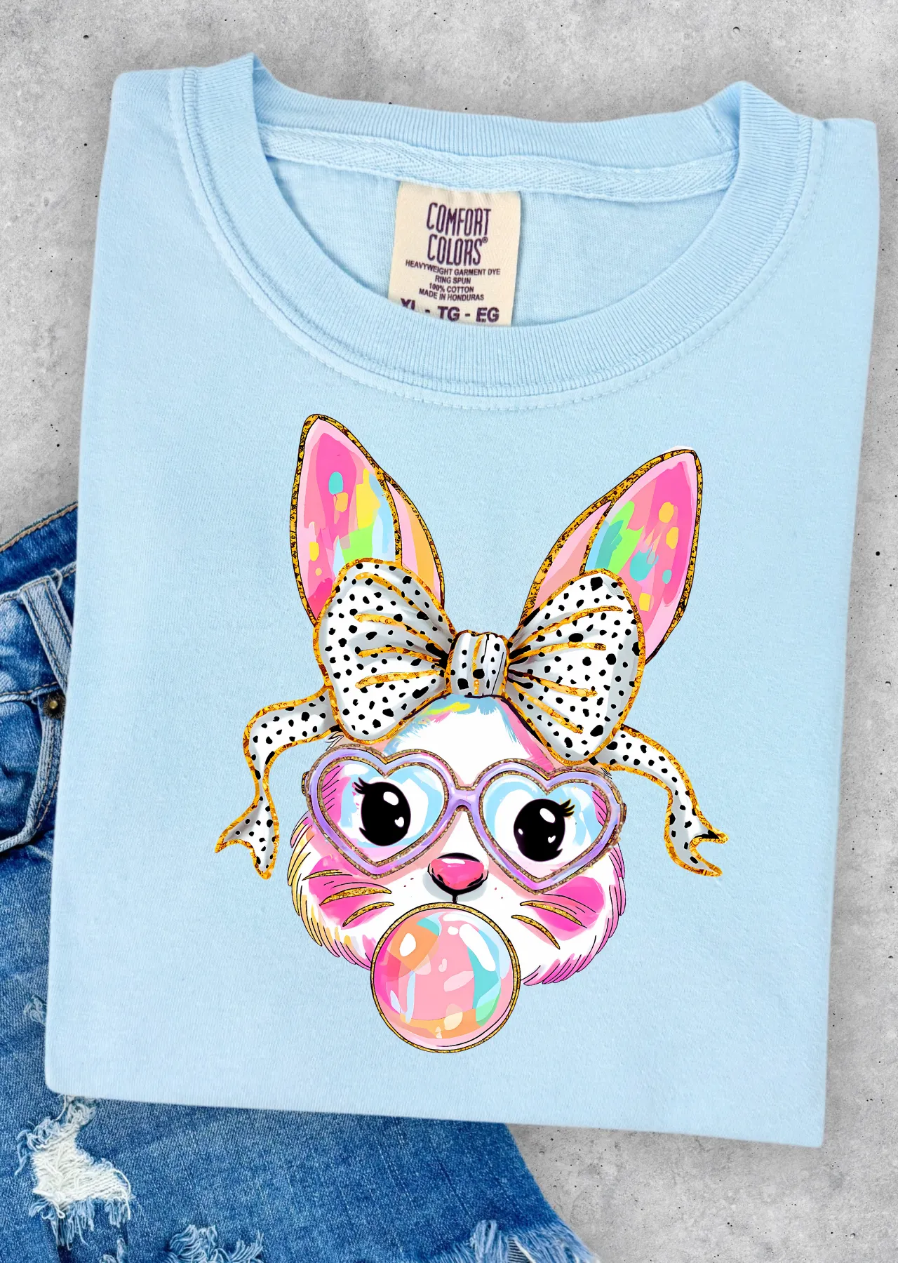 The Iridescent Bunny Comfort Colors T-Shirt