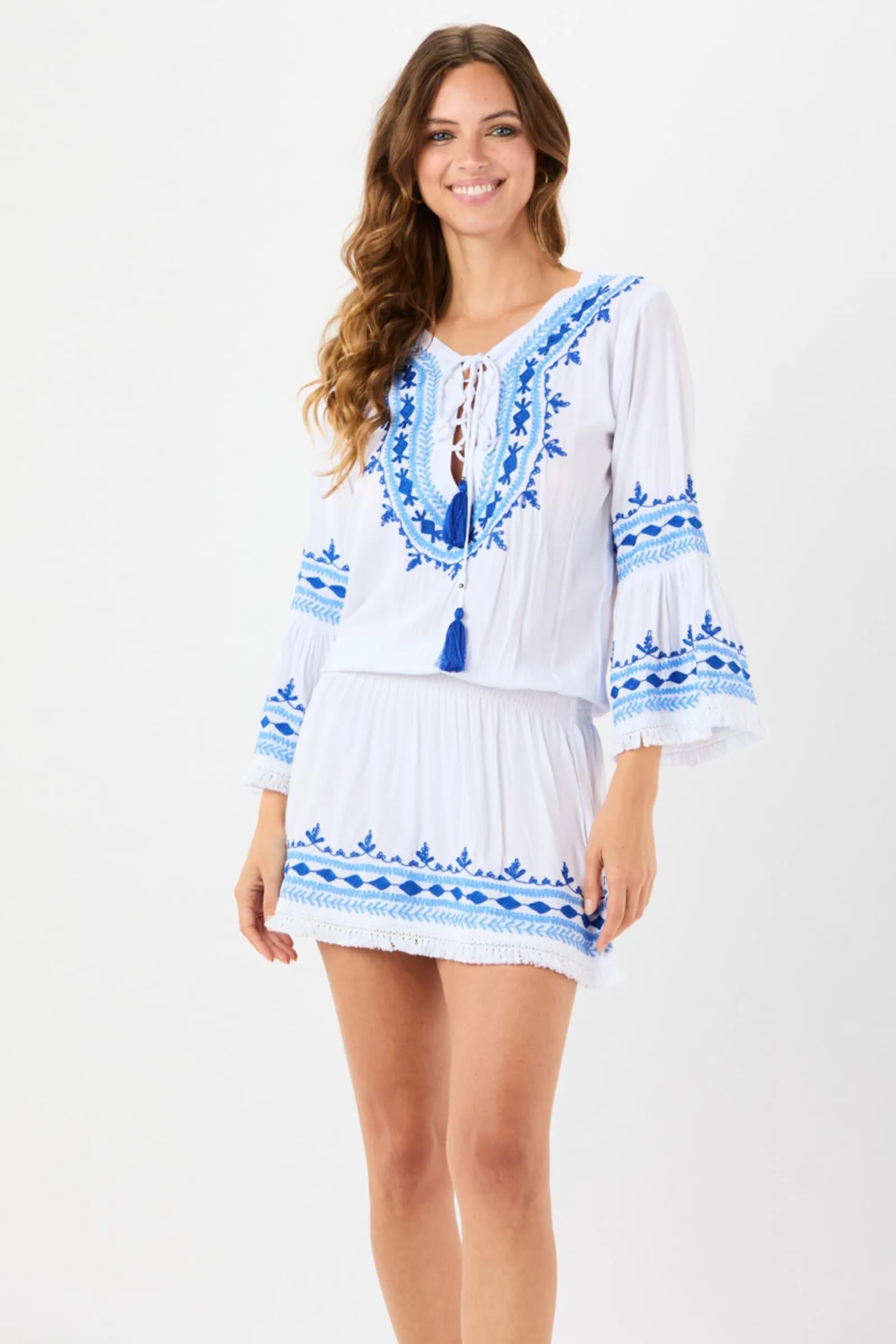 Tiare Hawaii Greek Islands Mini Dress Santorini