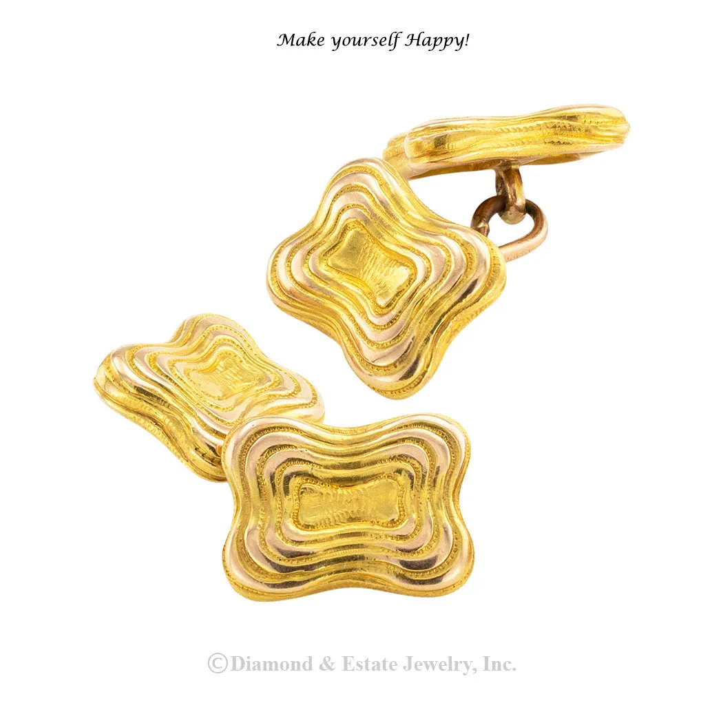 Tiffany & Co Gold Cufflinks